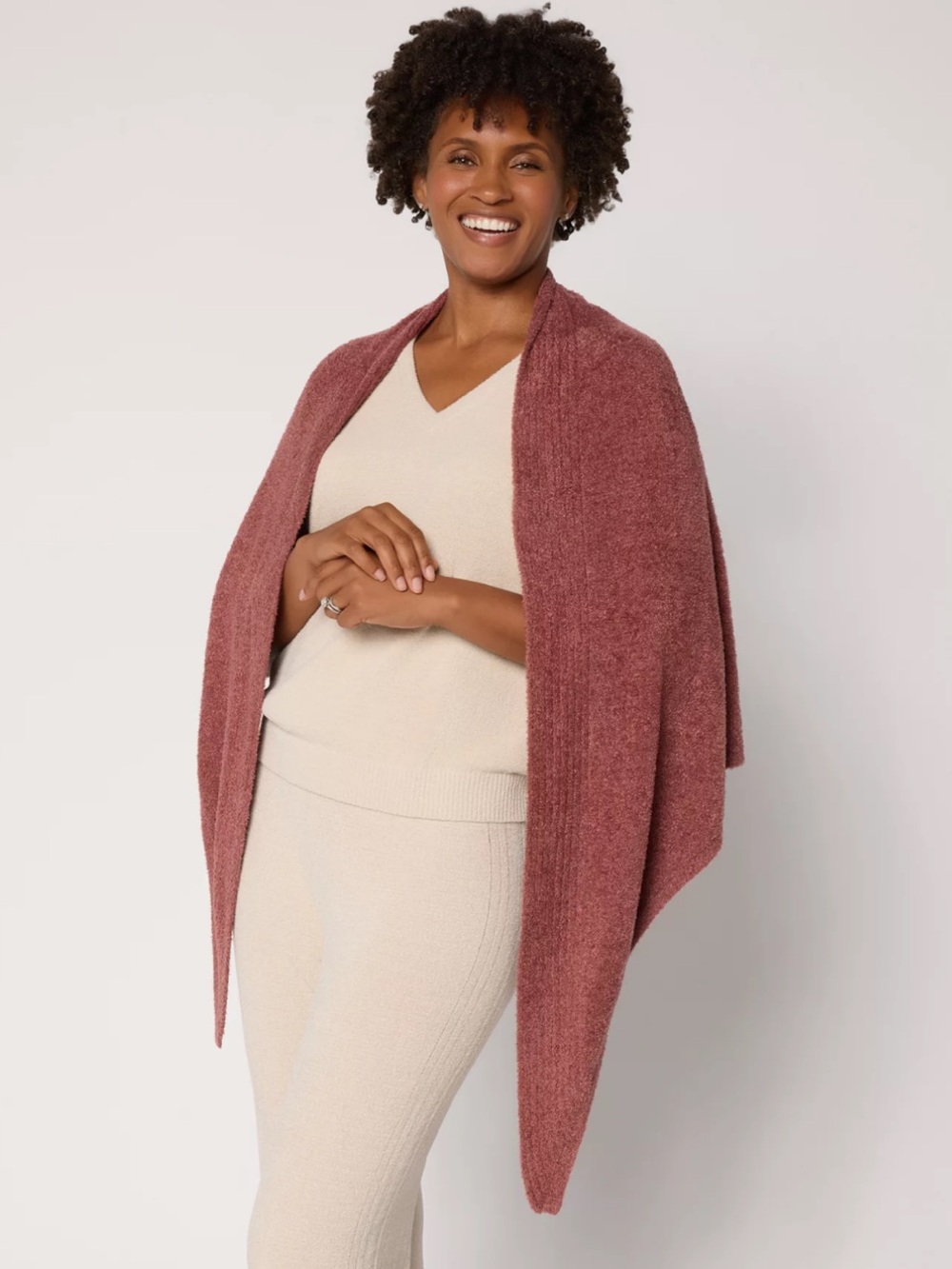 Barefoot Dreams CozyChic Lite Ribbed Collar Wrap